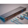 4smarts 11in1 USB 3.2 Gen 1 (3.1 Gen 1) Type-A + Type-C Grigio (456358)