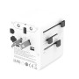 4smarts 541645 adattatore per presa di corrente Modulare Universale Bianco (4S541645)