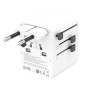 4smarts 541645 adattatore per presa di corrente Modulare Universale Bianco (4S541645)