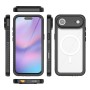 4smarts Hülle custodia per cellulare 16,8 cm (6.6") Cover Nero, Trasparente (541582)