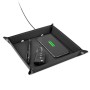 4smarts 541637 Caricabatterie per dispositivi mobili Smartphone, Universale Nero AC Carica wireless Interno