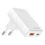 4smarts 546020 Caricabatterie per dispositivi mobili Universale Bianco AC Ricarica rapida Interno