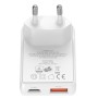 4smarts 546020 Caricabatterie per dispositivi mobili Universale Bianco AC Ricarica rapida Interno