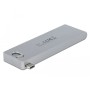 DeLOCK 87745 hub di interfaccia USB 3.2 Gen 1 (3.1 Gen 1) Type-C 5000 Mbit/s Grigio (87745)