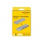DeLOCK 87745 hub di interfaccia USB 3.2 Gen 1 (3.1 Gen 1) Type-C 5000 Mbit/s Grigio (87745)