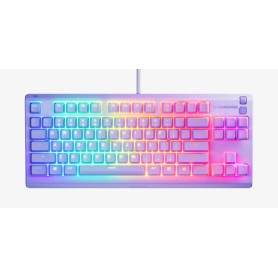 Steelseries Apex 3 TKL - US tastiera Gaming USB QWERTY Inglese US Lavanda (STE64940)