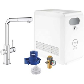 Grohe Blue Professional Duo 31326002 - Bocca a L, con doccetta estraibile, cromato