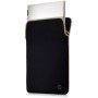 HP Reversible Protective 15.6-inch Gold Laptop Sleeve borsa per notebook 39,6 cm (15.6") Custodia a tasca Nero, Oro (2F2K6AA)