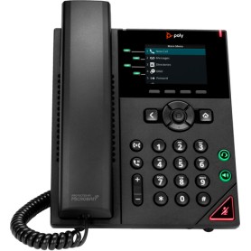 POLY Telefono IP VVX 250 a 4 linee abilitato per PoE GSA/TAA (G2200-48820-225)