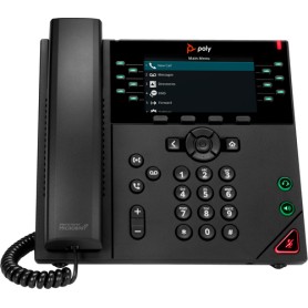 POLY Telefono IP VVX 450 a 12 linee abilitato per PoE GSA/TAA (G2200-48840-225)