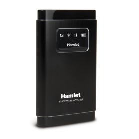 Hamlet Router Wi-Fi 4G LTE condivisione rete fino a 10 dispositivi con slot Micro SD fino a 32 GB (HHTSPT4GLTE)