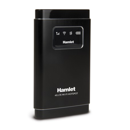 Hamlet Router Wi-Fi 4G LTE condivisione rete fino a 10 dispositivi con slot Micro SD fino a 32 GB (HHTSPT4GLTE)