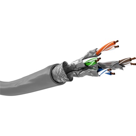 Goobay 96095 cavo di rete Grigio 305 m Cat6a S/FTP (S-STP) (96095)