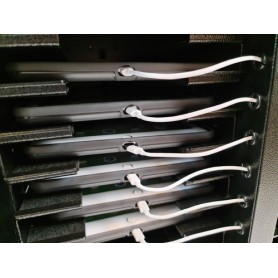 Leba NoteCart Flex NCT-30T-UC-SC portable device management cart& cabinet Armadio per la gestione dei dispositivi portatili Nero