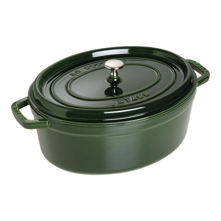 Staub Cocotte - Einzelpfanne - Grün - Eisenguss - 6,5 l - 1 Stück(e) - 33 cm (40509-691)
