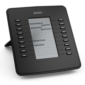 Snom D7 modulo add-on IP Nero 18 pulsanti (4011)
