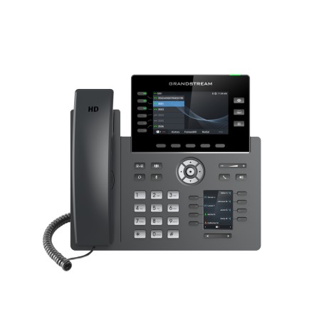 Grandstream Networks GRP2616 telefono IP Nero 6 linee TFT Wi-Fi (GRP-2616)