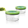 Bosch MMZV0SB2 recipiente per cibo Rotondo Scatola Verde, Trasparente 2 pz