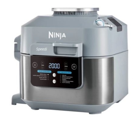 Ninja ON400DE friggitrice Singolo 5,7 L Indipendente 1760 W Friggitrice ad aria calda Grigio
