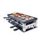 Solis Grill 5 in 1, Raclette/ Tischgrill/ Wok/ Crêpes/Pizza, 8 Personen, Edelstahl, Table Grill 5 in 1, Typ 790 (977.47)