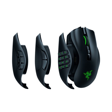 Razer Naga Pro mouse Mano destra RF Wireless Ottico 20000 DPI (RZ01-03420100-R3G1)
