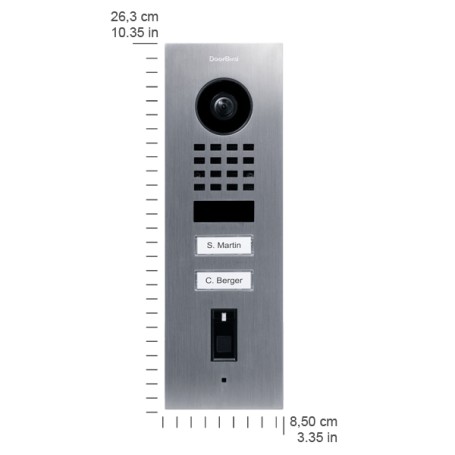 DoorBird D1102FV sistema per video-citofono Acciaio inox (423872295)