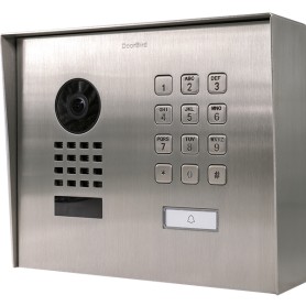 DoorBird D1101KH sistema per video-citofono Nero, Acciaio inox (D1101KH-M-S)