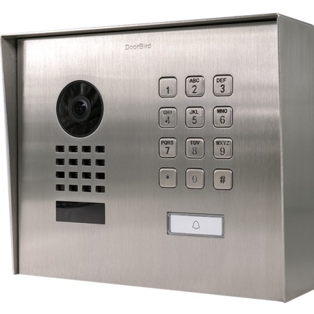 DoorBird D1101KH sistema per video-citofono Nero, Acciaio inox (D1101KH-M-S)