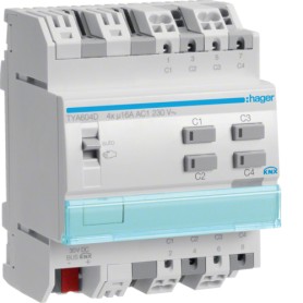 Hager TYA604D presa energia Grigio (TYA604D)