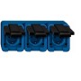 Merten 229375 presa energia Nero, Blu (229375)