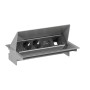 Bachmann 900.406 presa energia Type F + 2 x USB A Grigio, Metallico (900.406)