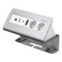 Kindermann 7430000014 cassetta di scarico Tipo F Alluminio, Bianco