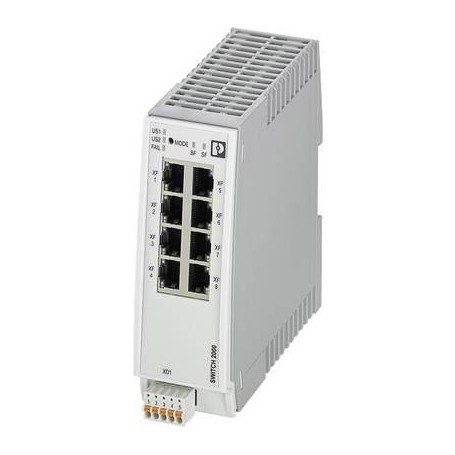 Phoenix FL SWITCH 2208 PN 1044024 Industrial Ethernet Switch (1044024)