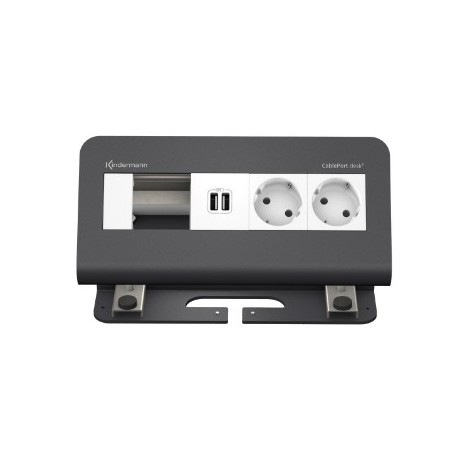 Kindermann 7430000172 cassetta di scarico Tipo F Grigio, Bianco