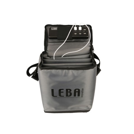 Leba NoteBag NB2-5T-GREY-UC-SC portable device management cart& cabinet Case per la gestione dei dispositivi portatili Grigio