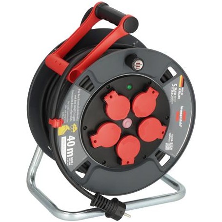 Brennenstuhl professionalLINE - Kabeltrommel 300 KU 4100 3.300 W| IP44| 5x (9231400101)