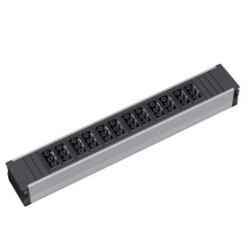 Bachmann 919.2002 prolunghe e multiple 12 presa(e) AC Nero