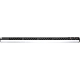 Steckdosenleiste vertikal 24x C13 + 3x C19 1-phasig, Stecker CEE 16 A Hersteller: Bachmann (691781)