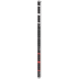 Steckdosenleiste vertikal 24 x C13 + 3 x C19, 3-phasig, Stecker CEE 16 A rot Hersteller: Bachmann (691786)