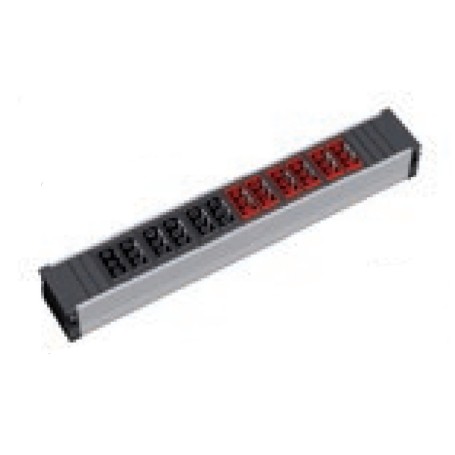 Bachmann 919.2003 prolunghe e multiple 2 presa(e) AC Interno Nero
