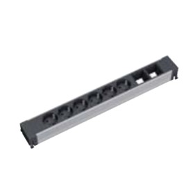 Bachmann 909.0026 prolunghe e multiple 4 presa(e) AC Nero