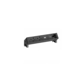 Bachmann DESK 2 prolunghe e multiple 2 presa(e) AC Interno Nero (902.975)