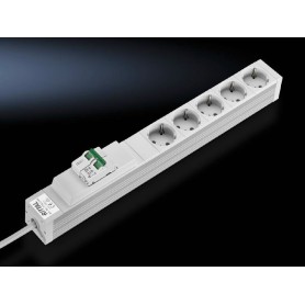 Rittal DK 7240.240 prolunghe e multiple 2 m 5 presa(e) AC Interno Grigio (7240240)
