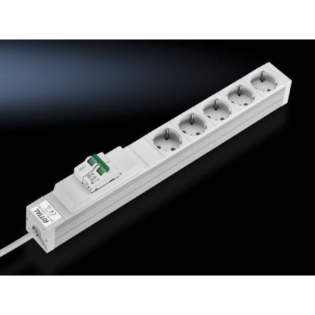 Rittal DK 7240.240 prolunghe e multiple 2 m 5 presa(e) AC Interno Grigio (7240240)
