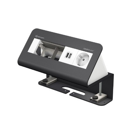 Kindermann 7430000171 cassetta di scarico Tipo F Grigio, Bianco