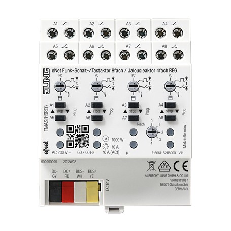 JUNG FMAS816REG interruttore elettrico Interruttore a pulsante Bianco (FMAS816REG)