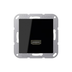JUNG MA A 1112 SW presa energia HDMI Nero (MAA1112SW)