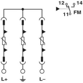 Phoenix Contact VAL-MS 1500DC-PV/2+V-FM 1033725 Überspannungsschutz-Ableiter (1033725)