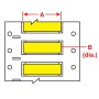 Brady PermaSleeve Giallo A bassa emissione di fumo e senza alogeni (LSZH), Poliolefine 100 pz (116980)