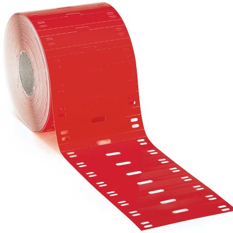 Brady BPT-6010-7598-RD segnacavo Rosso Poliestere 1000 pz (197428)